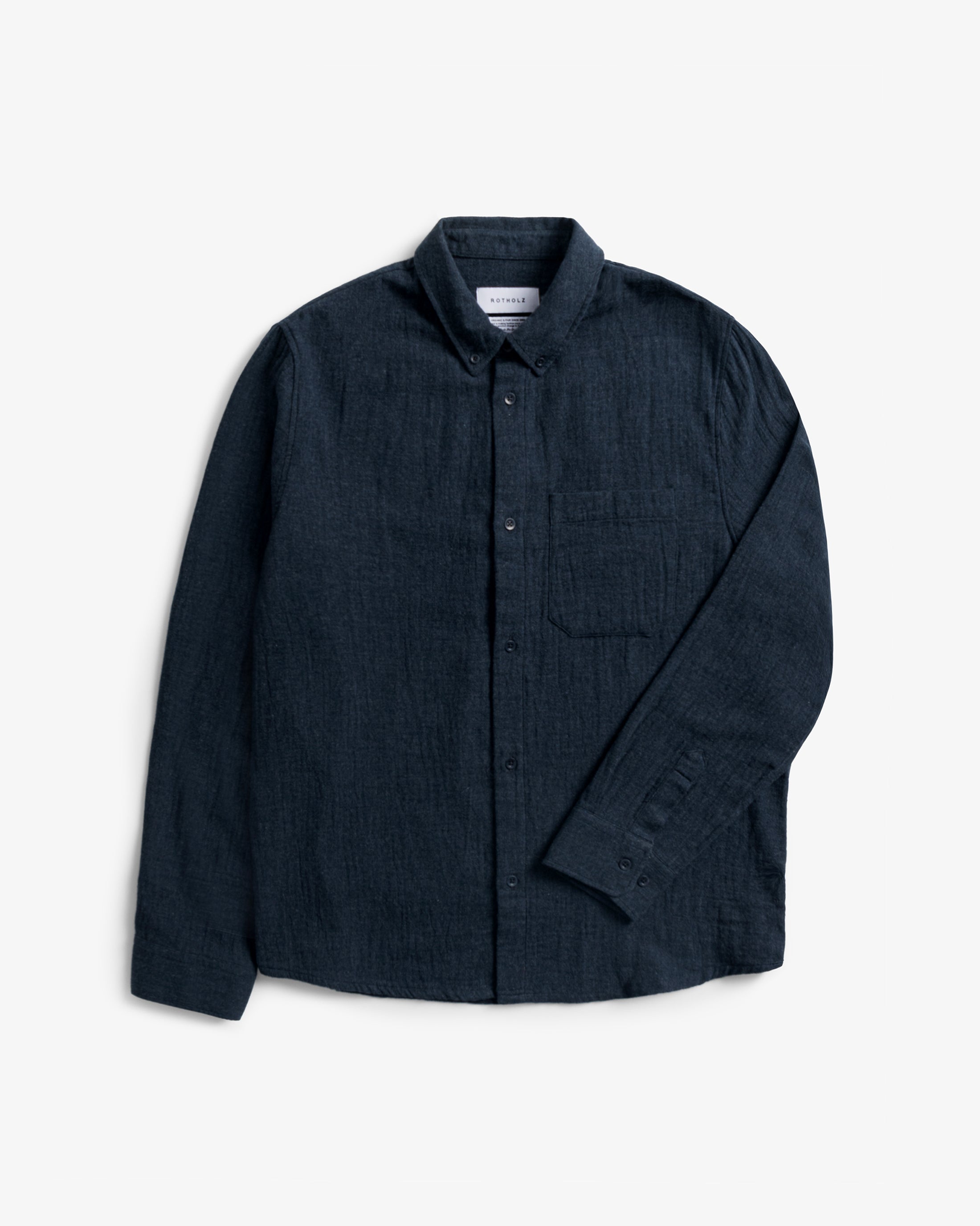 Button-Down Shirt Organic Cotton - Blue