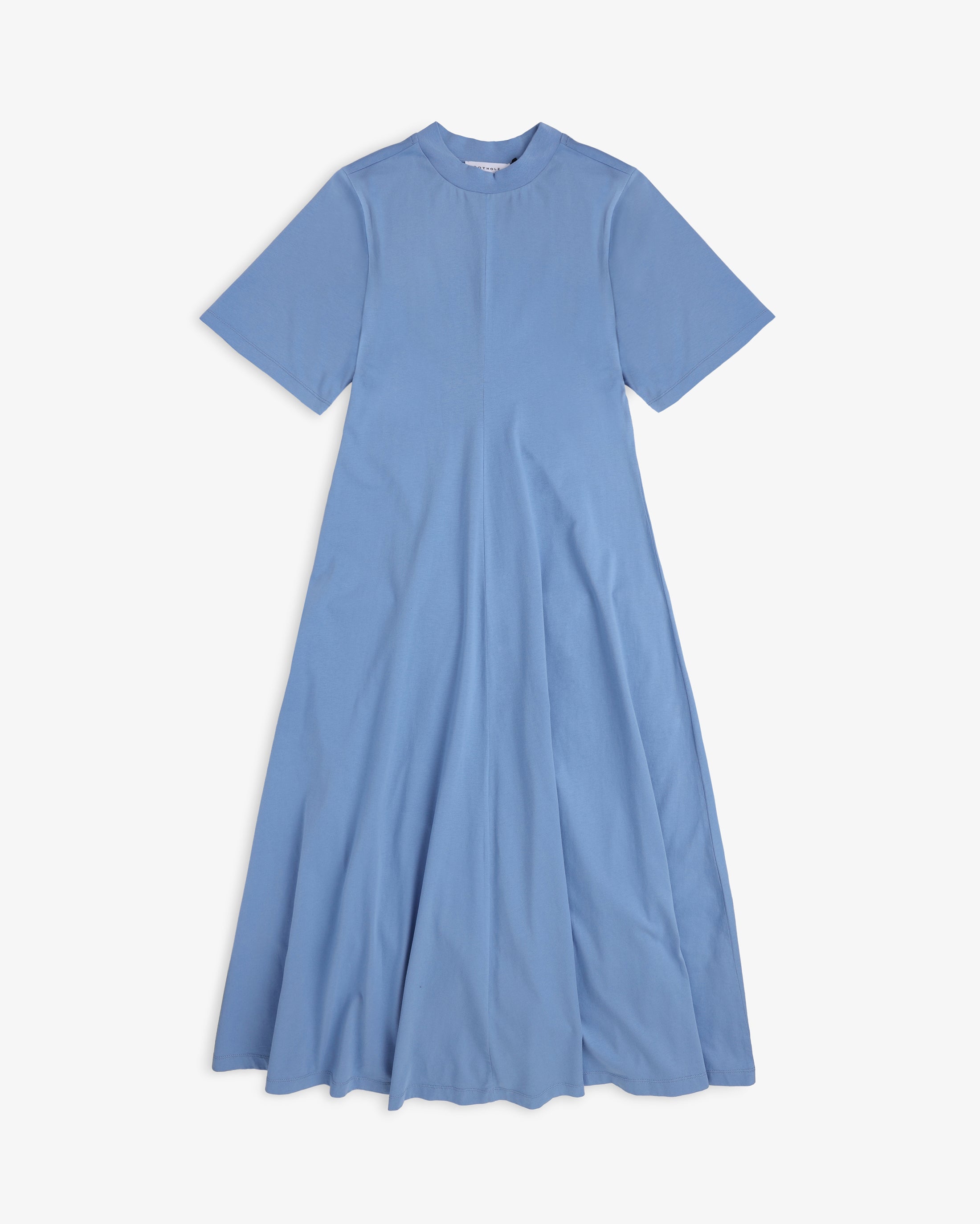 Maxi Kleid Bio Baumwolle - Blau