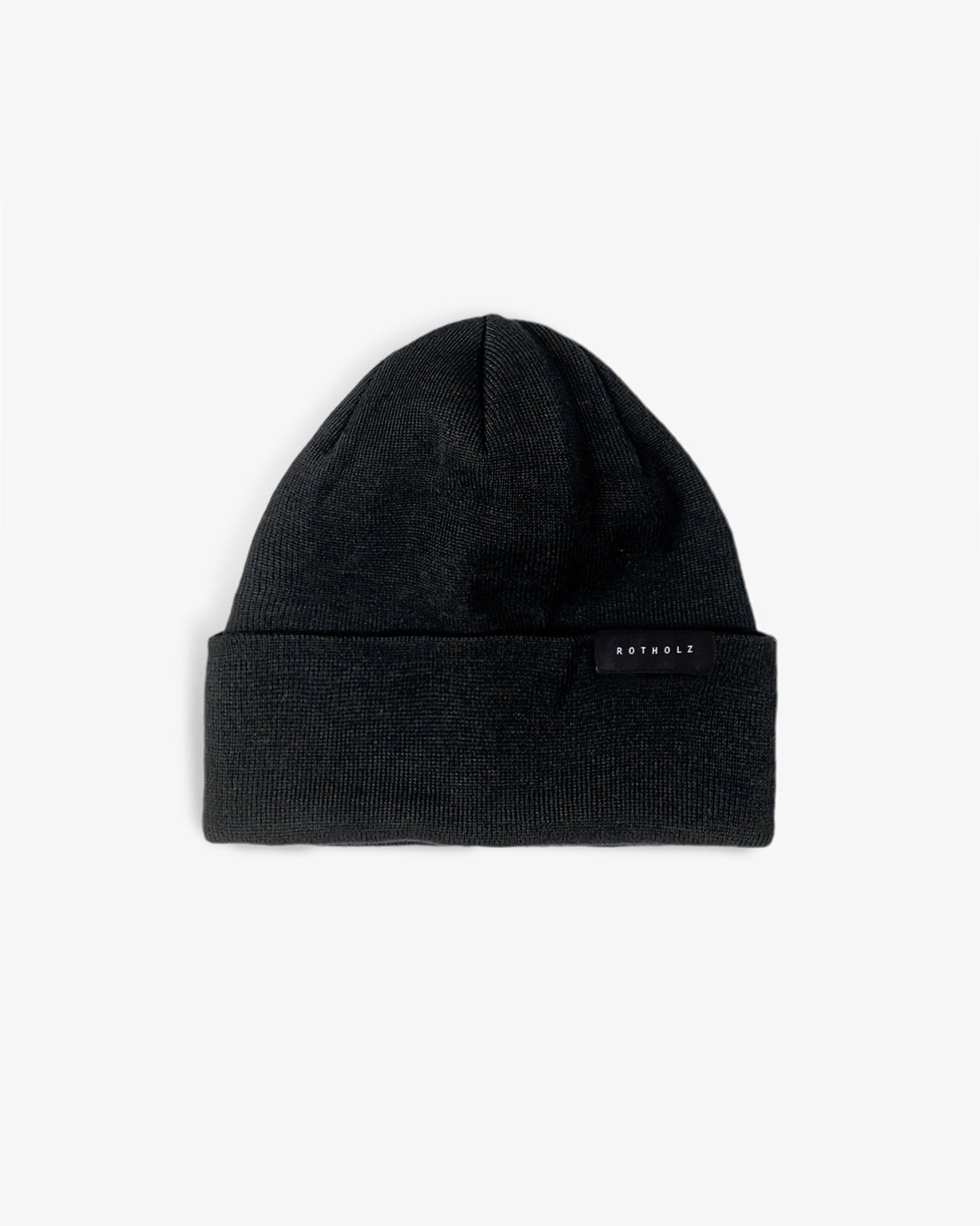 Classic Merino Wool Beanie - Black