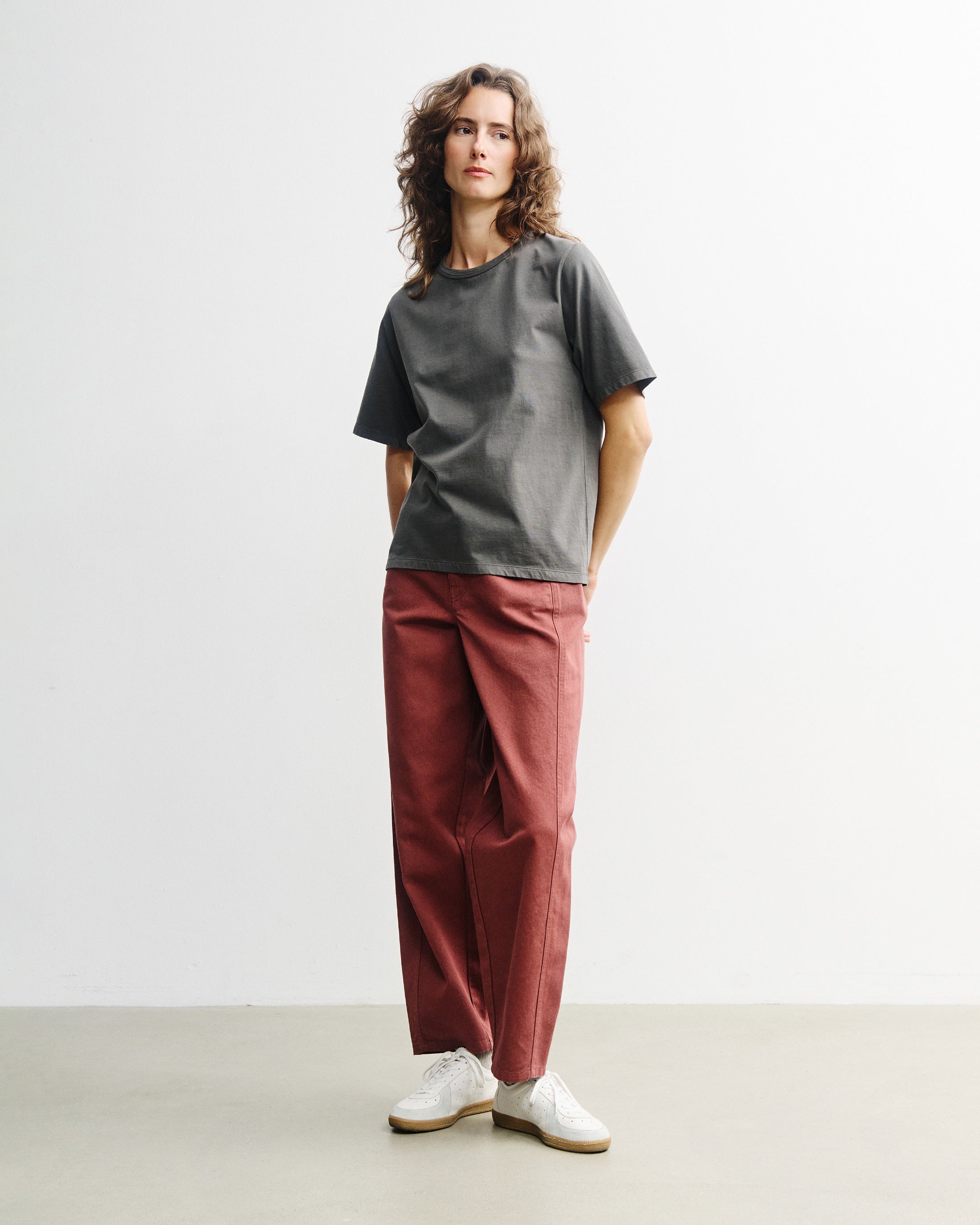 Piqué T-Shirt Organic Cotton - Grey