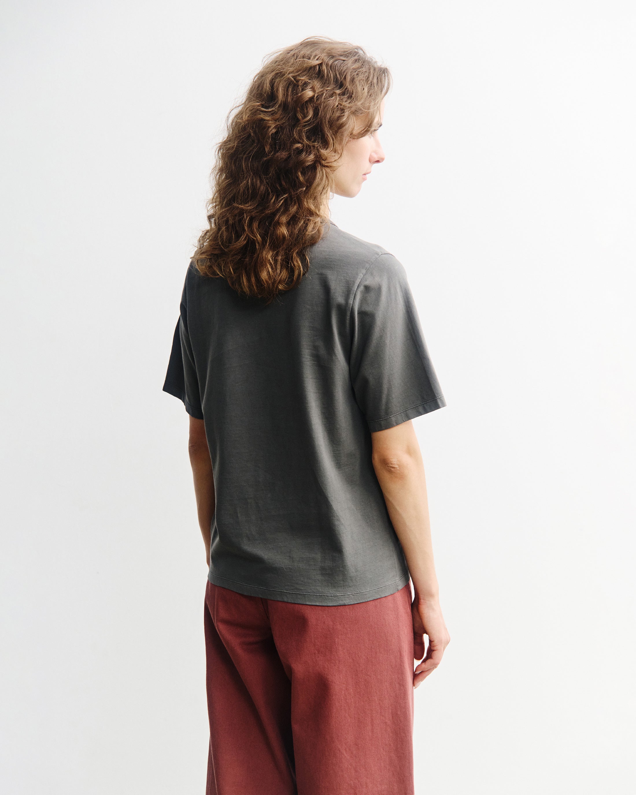 Piqué T-Shirt Organic Cotton - Grey