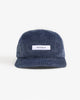 Cord 5-Panel Cap Bio Baumwolle - Blau