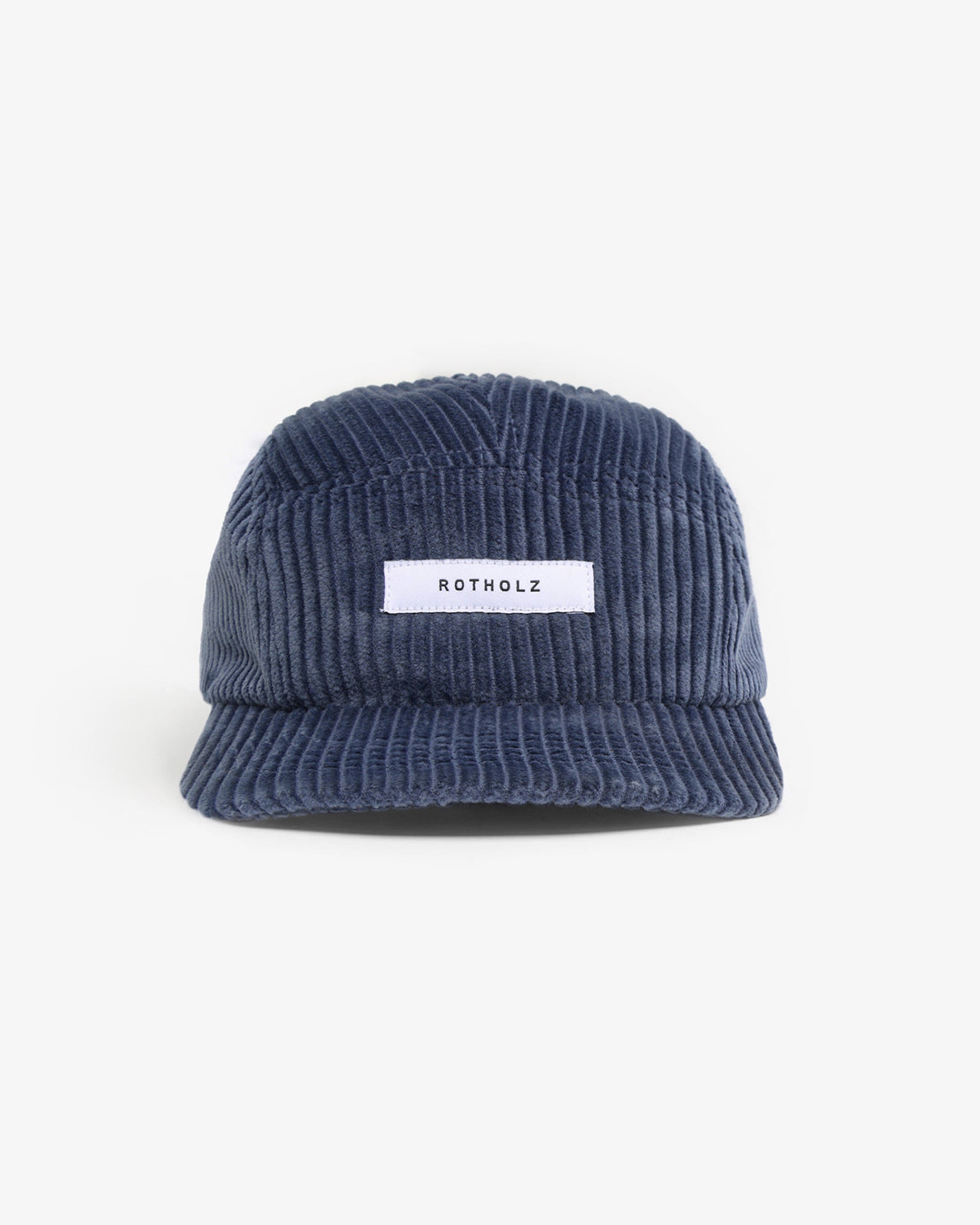 Corduroy 5-Panel Cap Organic Cotton - Blue