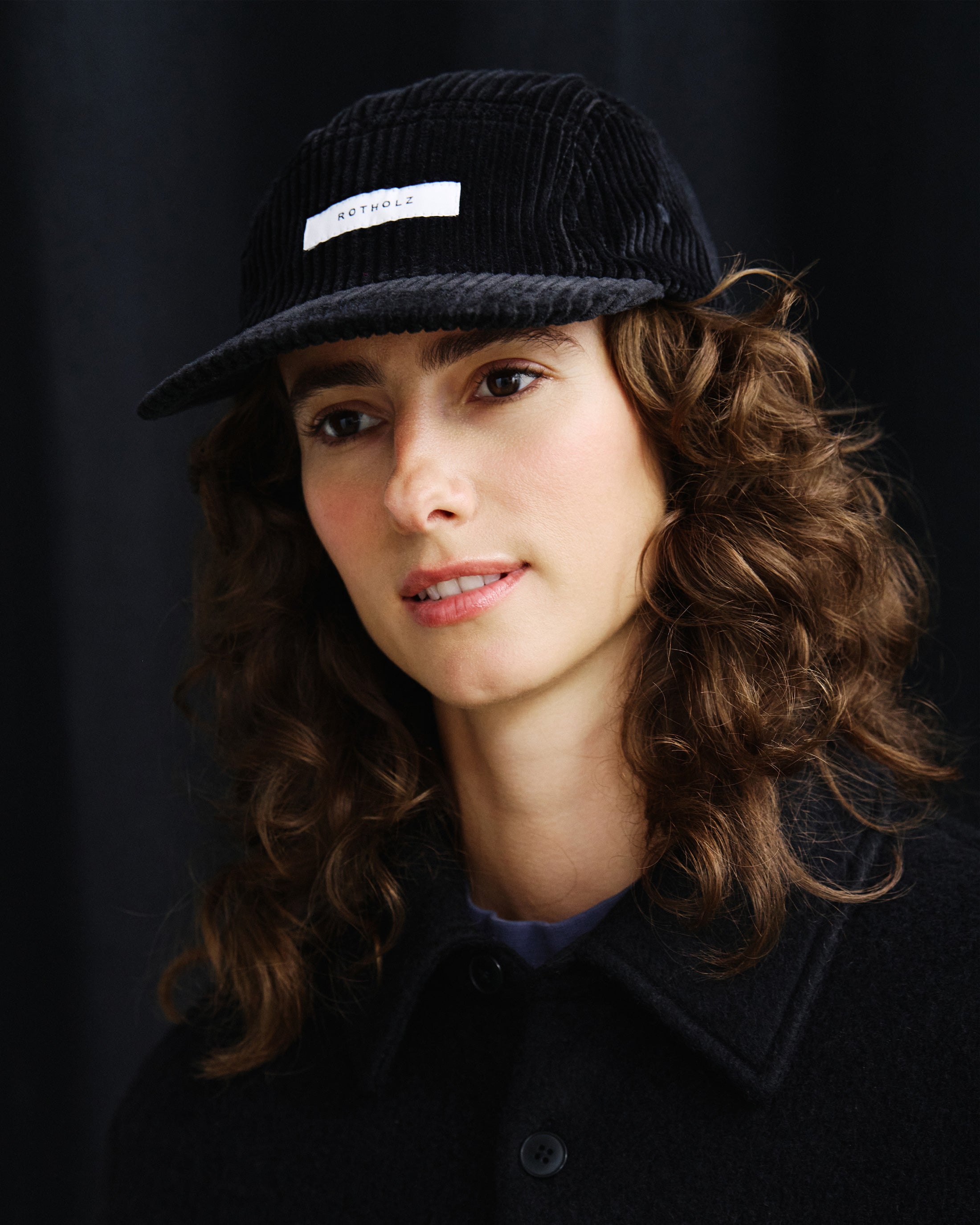 Cord 5-Panel Cap Organic Cotton - Black