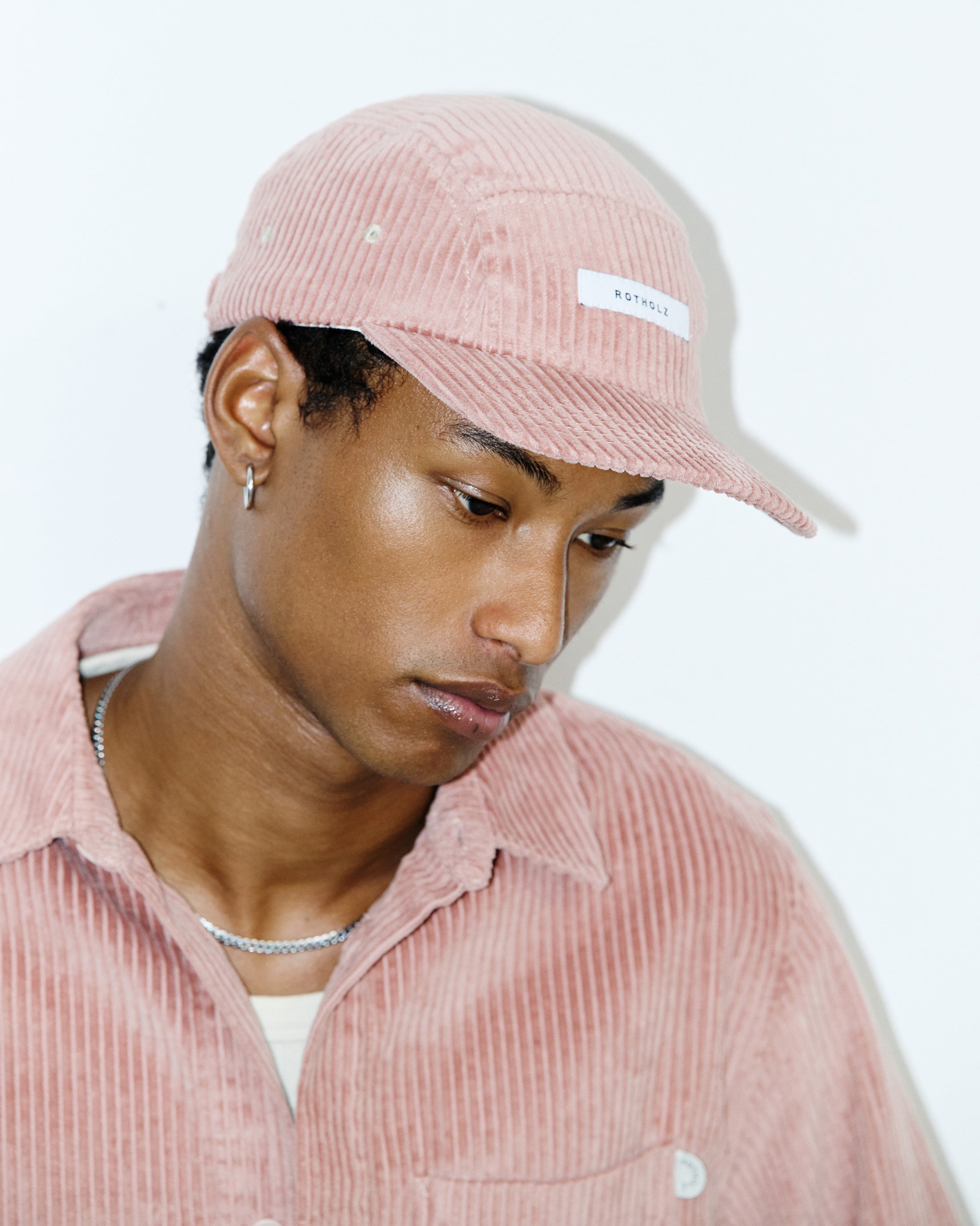 Cord 5-Panel Cap Organic Cotton - Pink