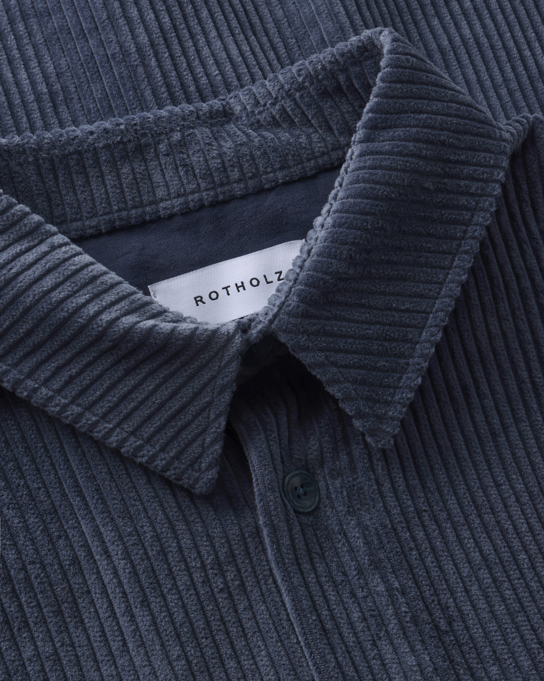 Organic Cotton Corduroy Shirt - Blue