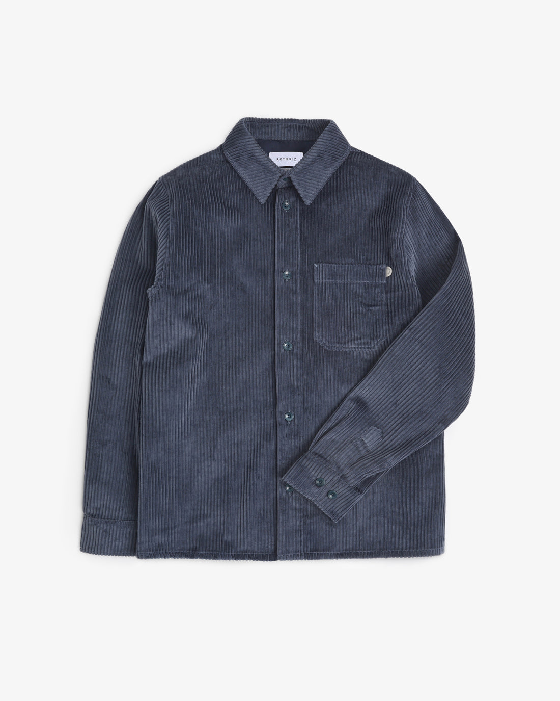 Corduroy Shirt Organic Cotton - Blue