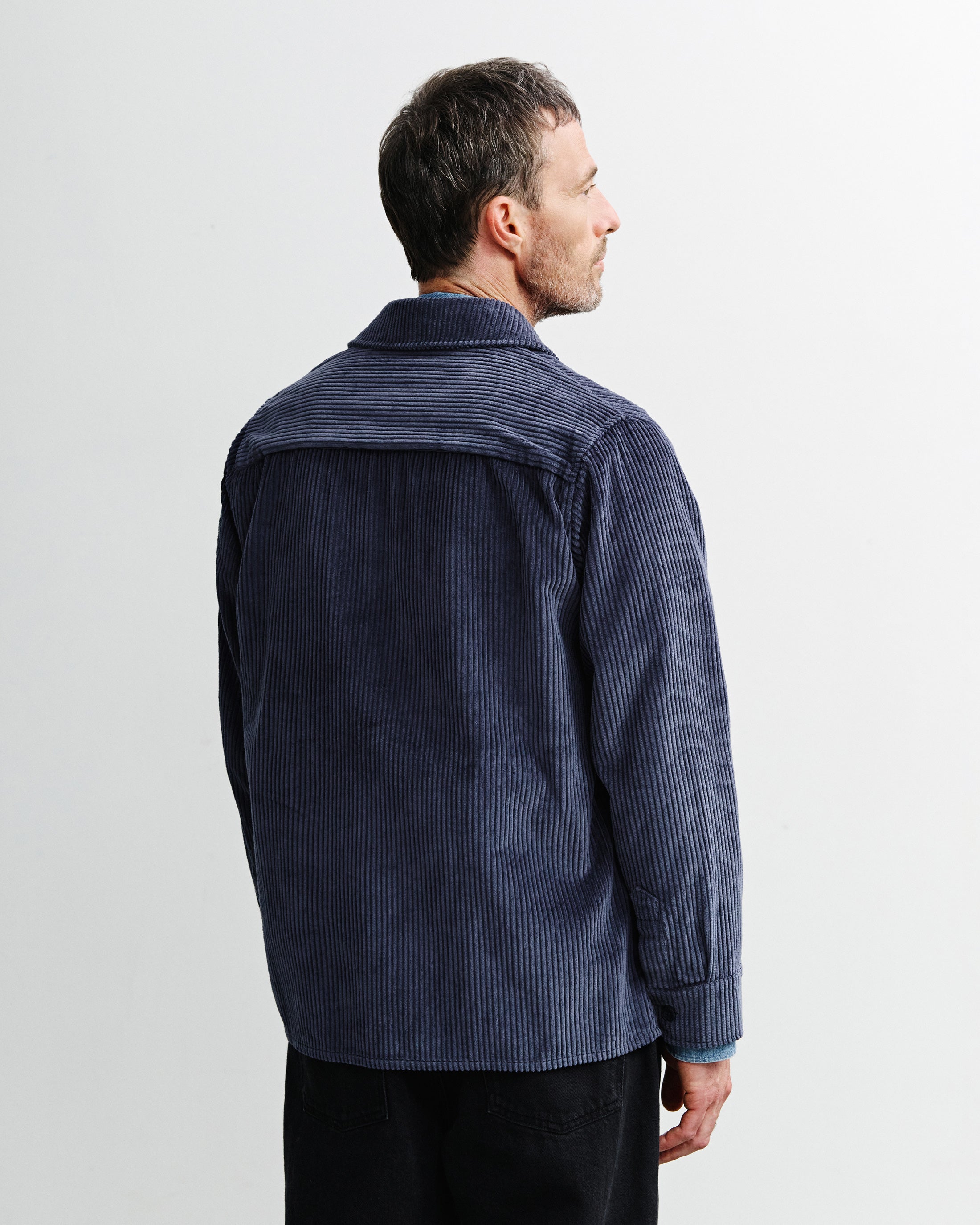 Cord Shirt Organic Cotton - Blue