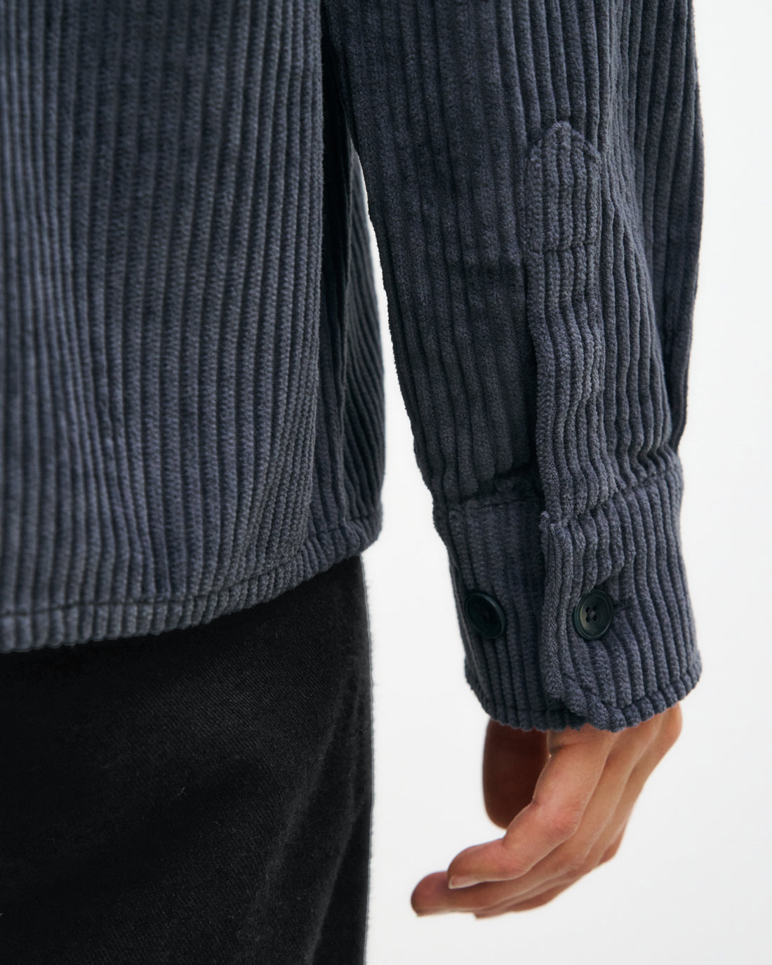 Organic Cotton Corduroy Shirt - Blue