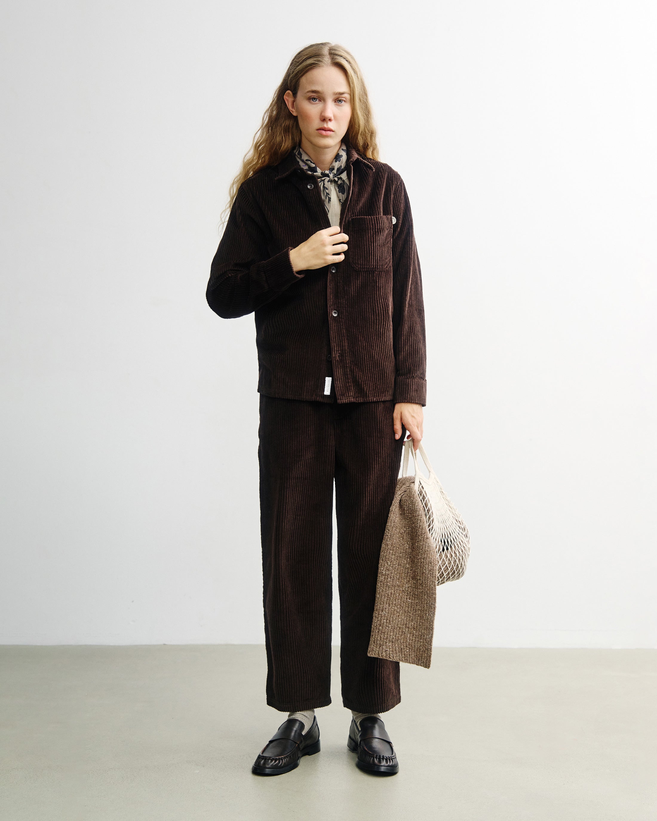 Corduroy Shirt Organic Cotton - Brown