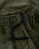 Weite Cord Hose Bio Baumwolle - Dunkelgrün