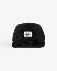 Cord 5-Panel Bio Baumwolle - Schwarz