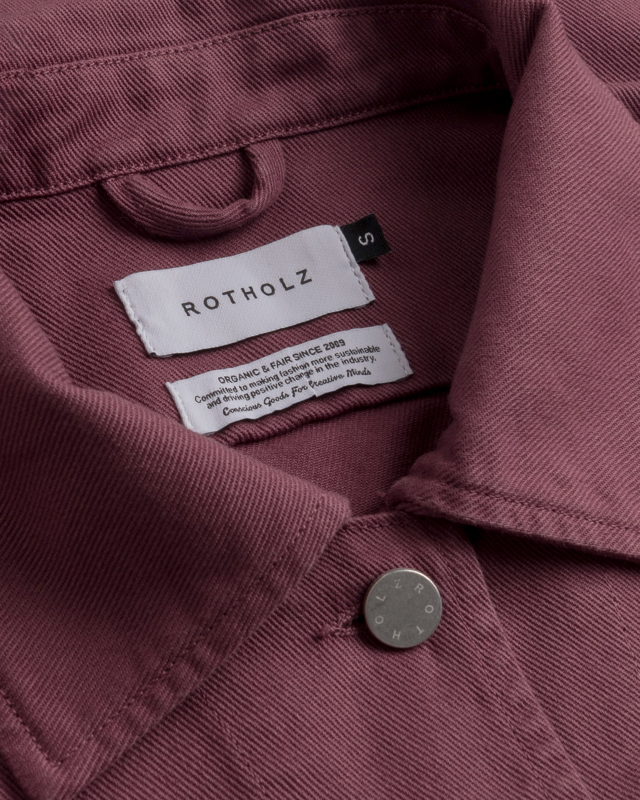 Short Jacket Organic Cotton - Red