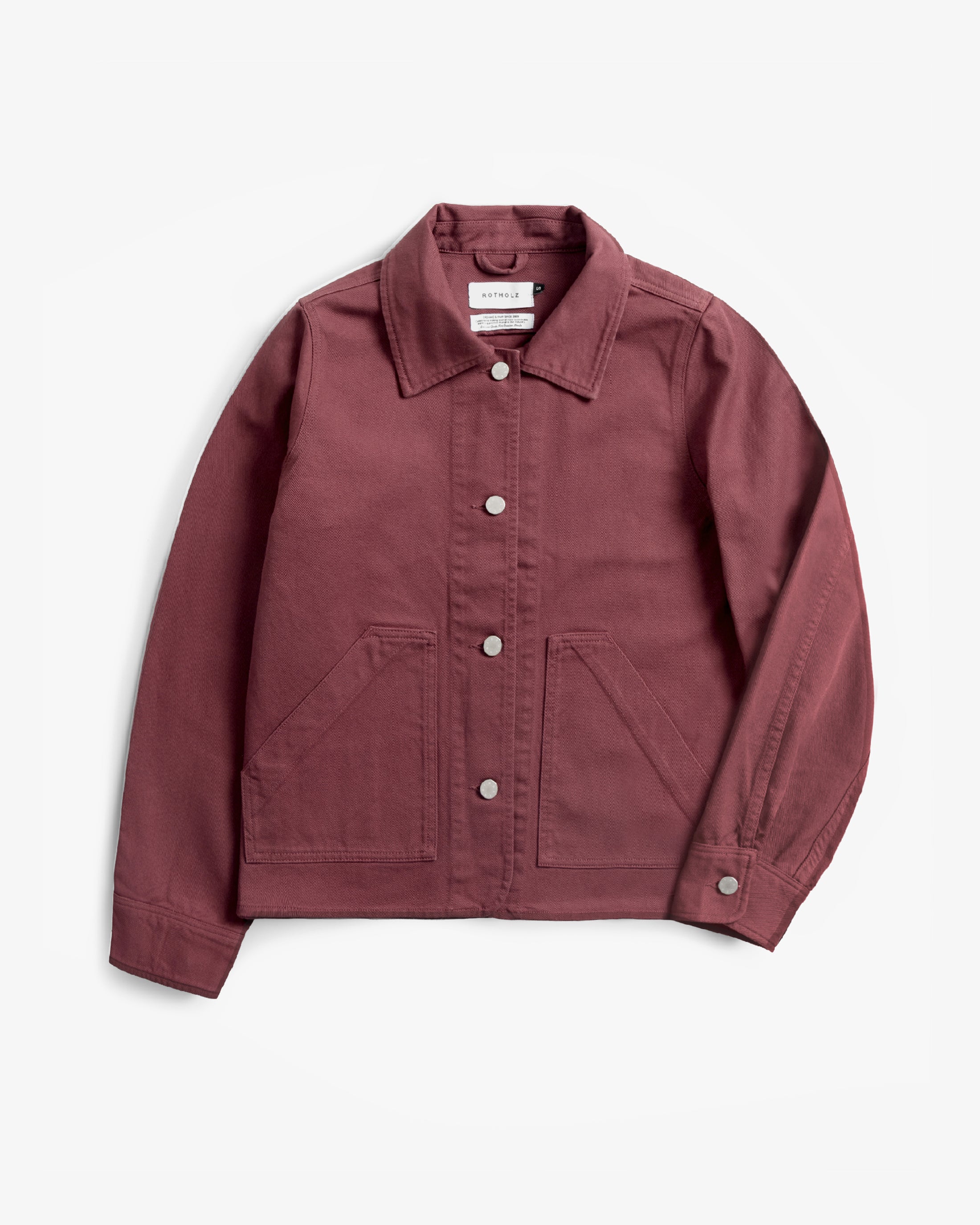 Short Jacket Organic Cotton - Red