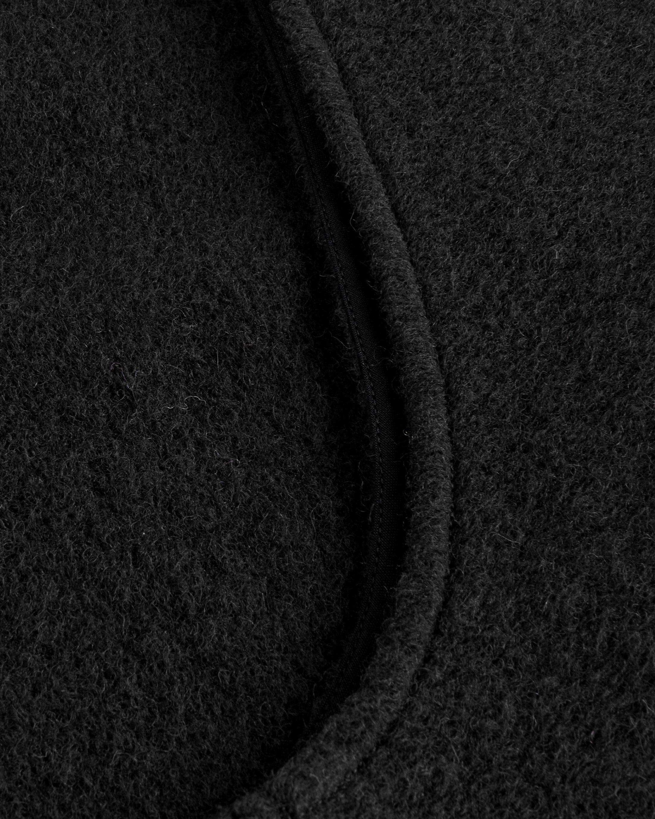 Short Vest Organic Wool - Black