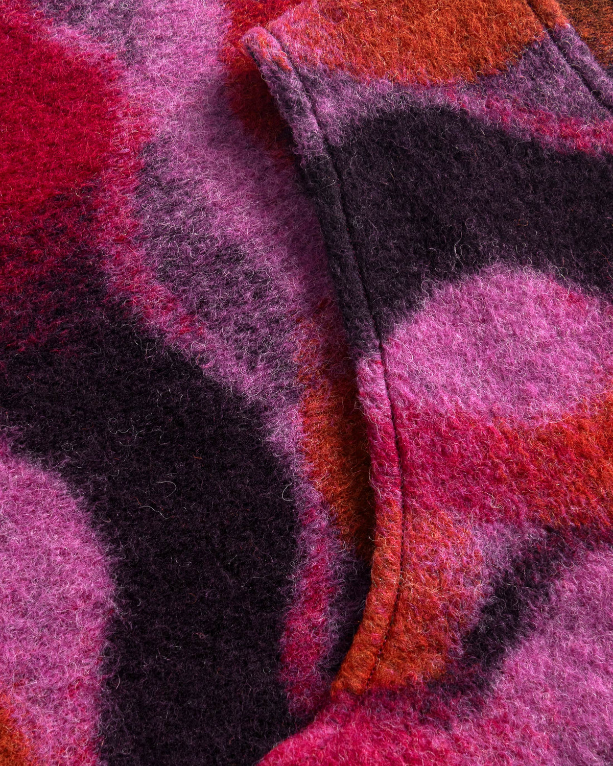 Cropped Vest Organic Wool - Pink