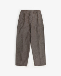 Weite Bundfaltenhose Bio Baumwolle - Canvas Braun