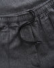 Weite Bundfaltenhose Bio Baumwolle - Herringbone Grau