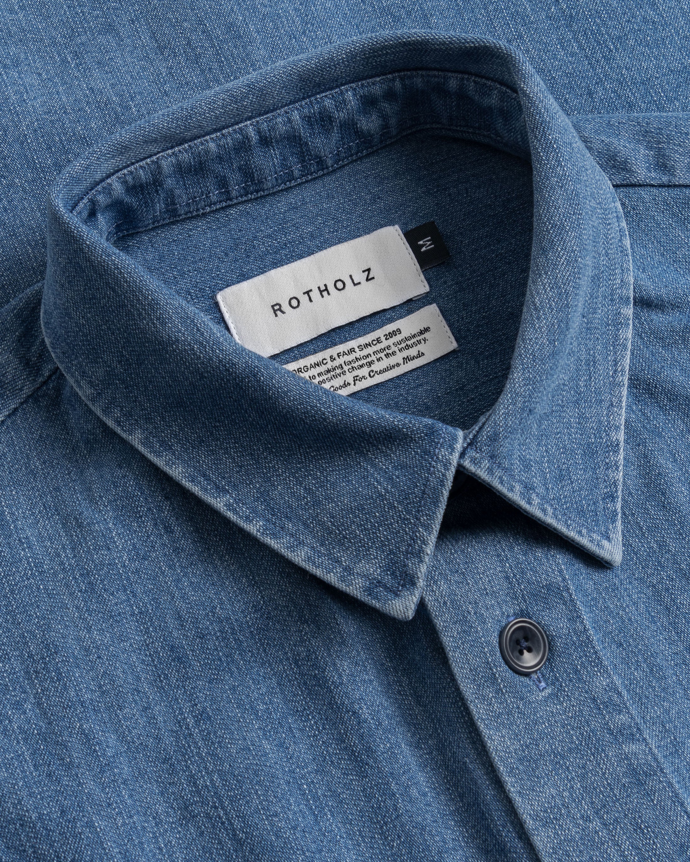 Casual Shirt - Blue Denim FW26