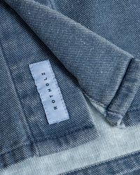 Denim Hemd Recycelte Baumwolle - Blau