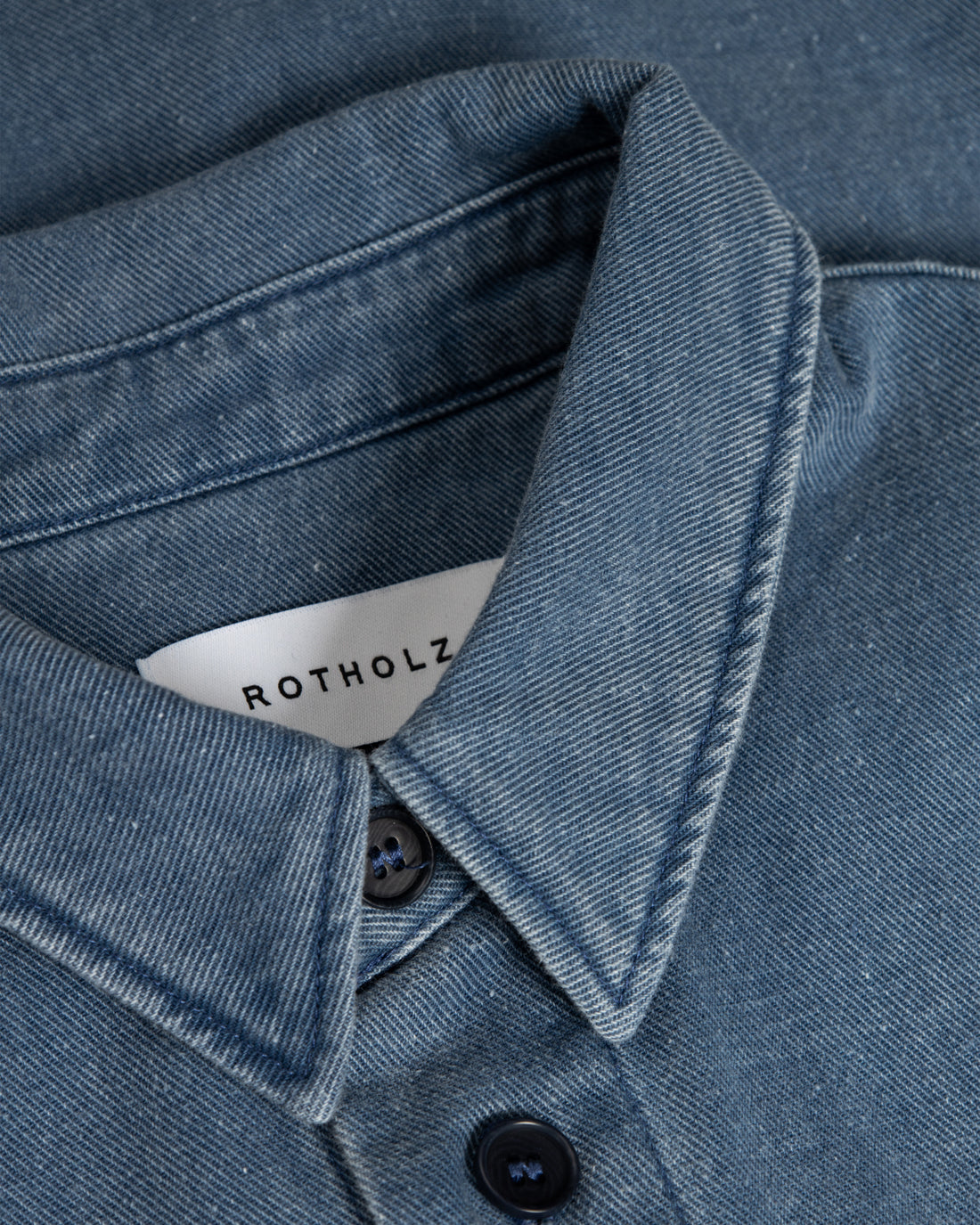 Denim Shirt Recycled Cotton - Blue