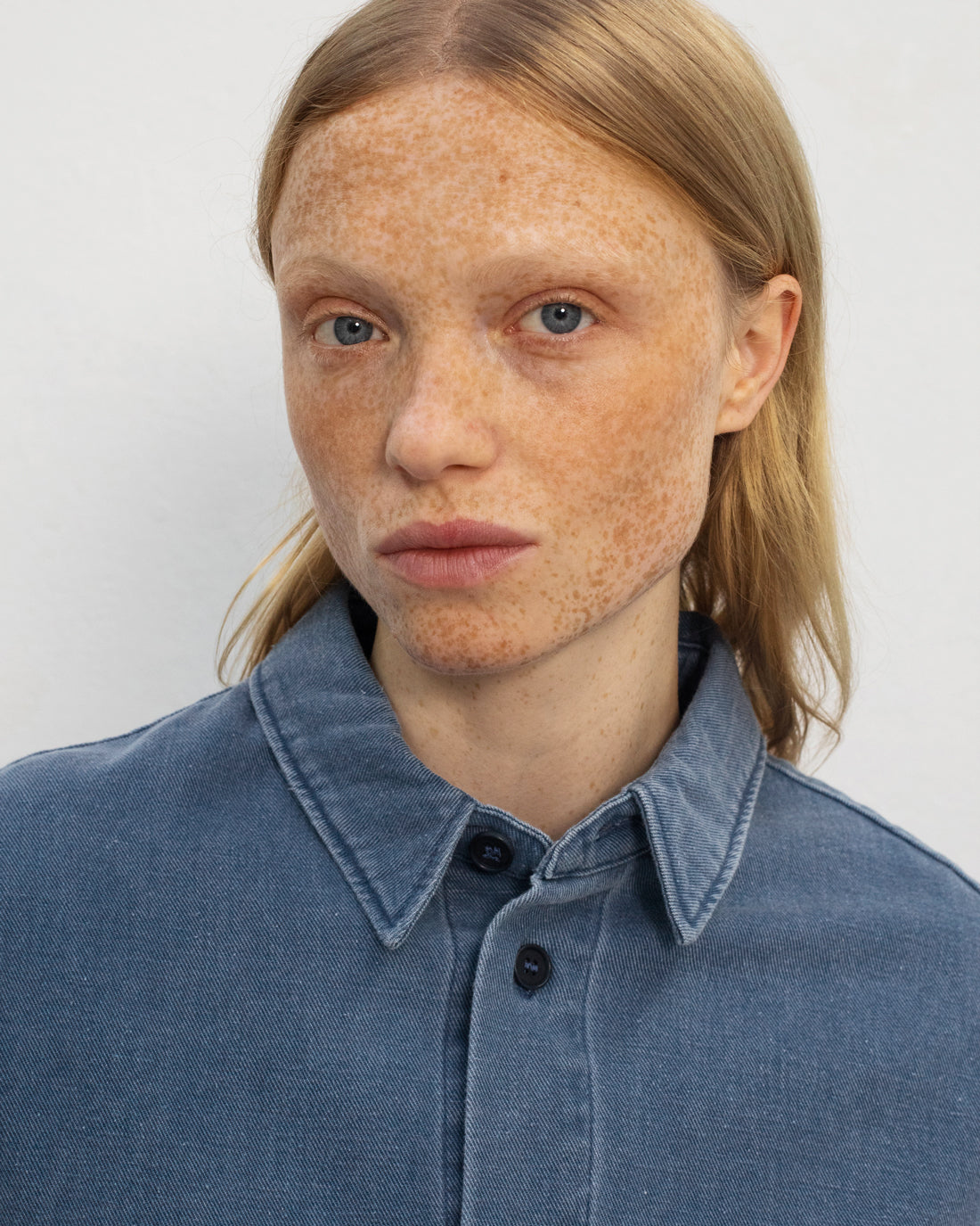 Denim Shirt Recycled Cotton - Blue