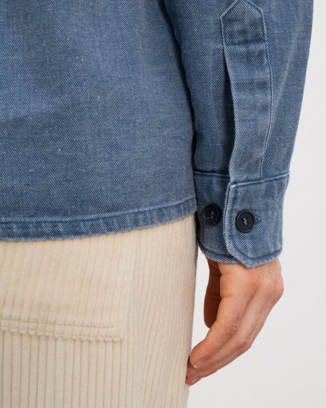 Denim Shirt Recycled Cotton - Blue