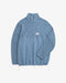 Divided Half Zip Bio Baumwolle - Hellblau