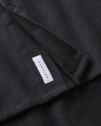Flanell Hemd Bio Baumwolle - Schwarz