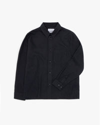 Flanell Hemd Bio Baumwolle - Schwarz