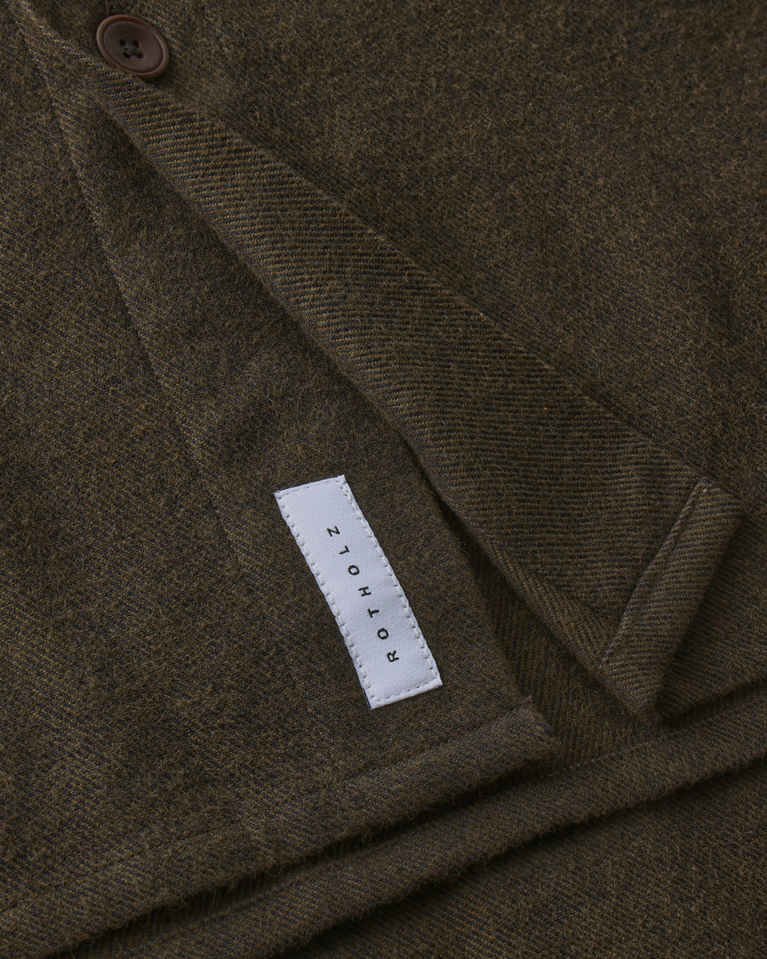 Flannel shirt, organic cotton - Brown