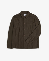 Flanell Hemd Bio Baumwolle - Braun