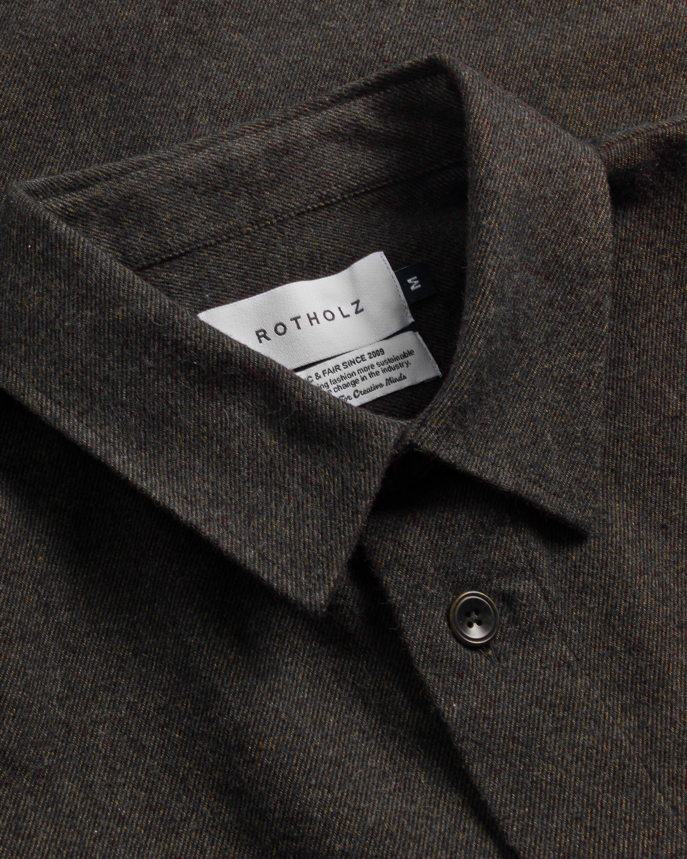 Flannel Shirt Organic Cotton - Brown