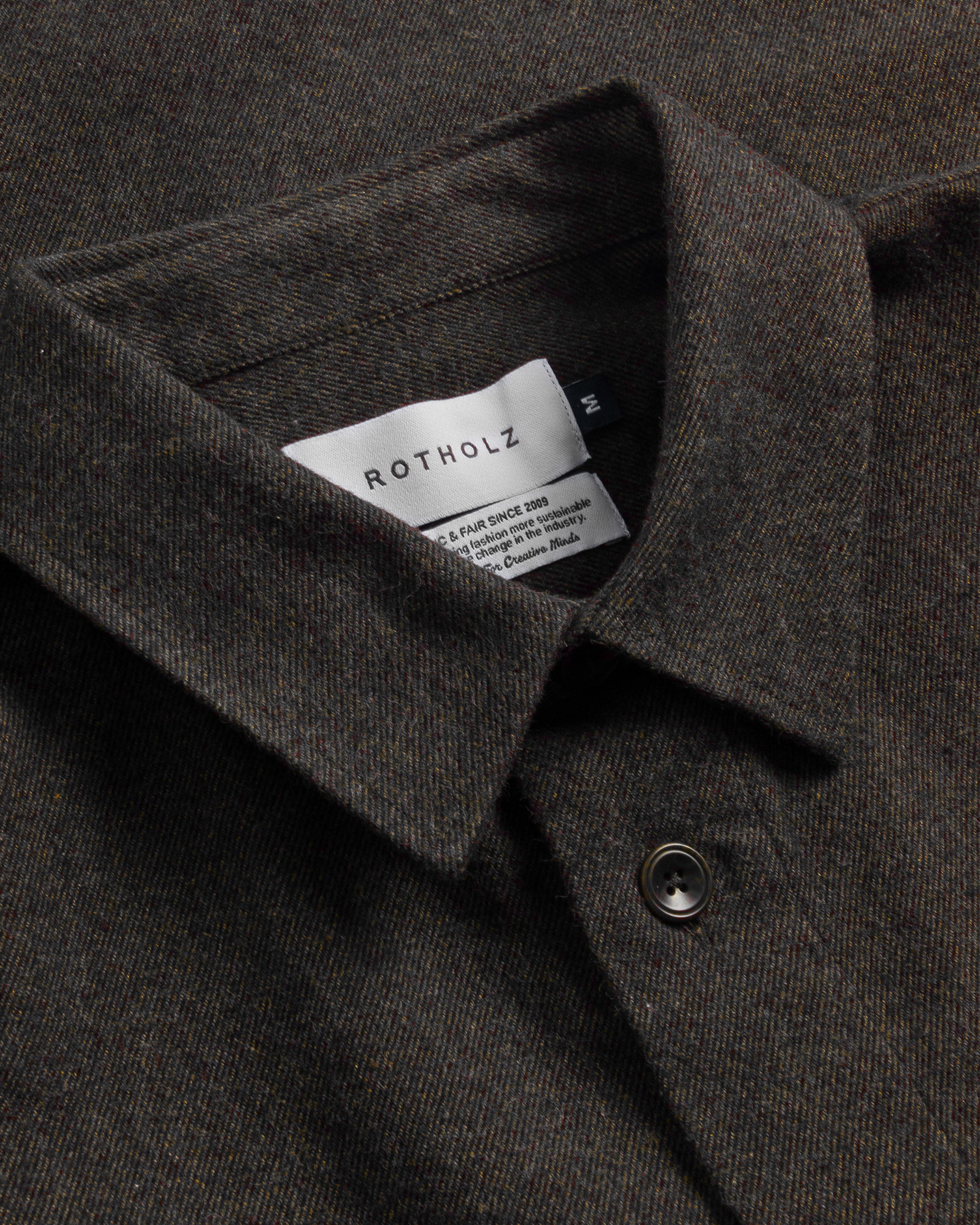 Flannel Shirt Organic Cotton - Brown
