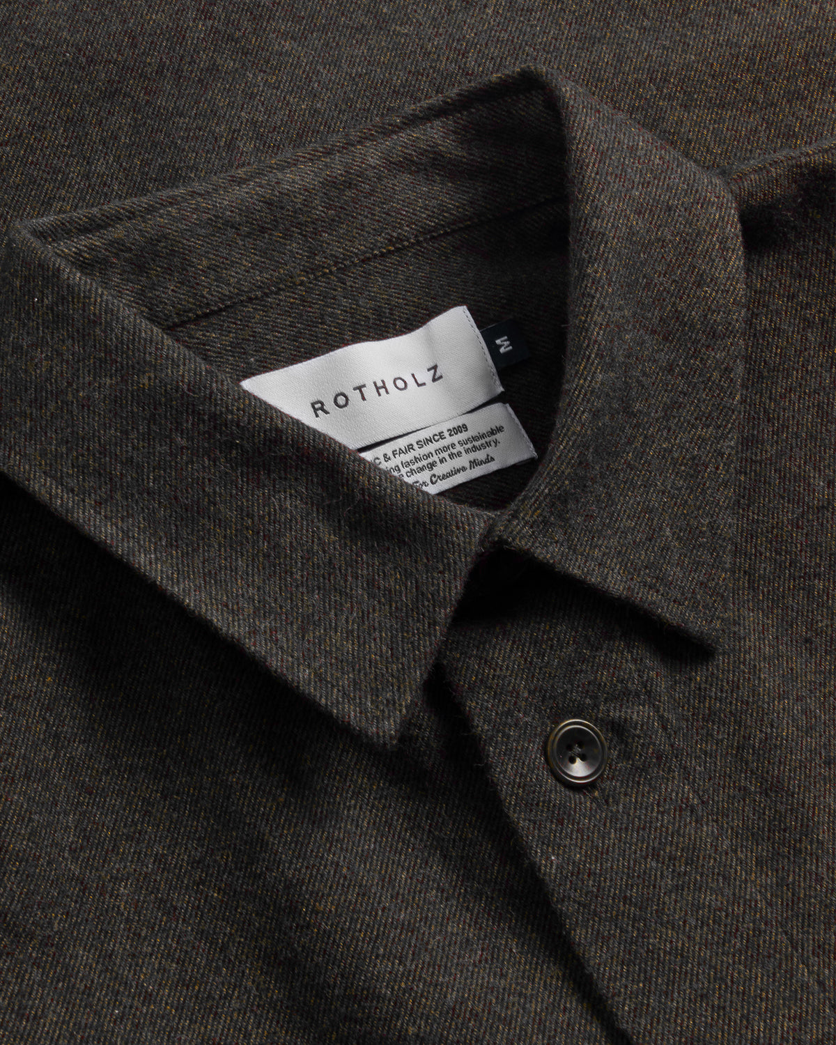 Flannel Shirt Organic Cotton - Brown