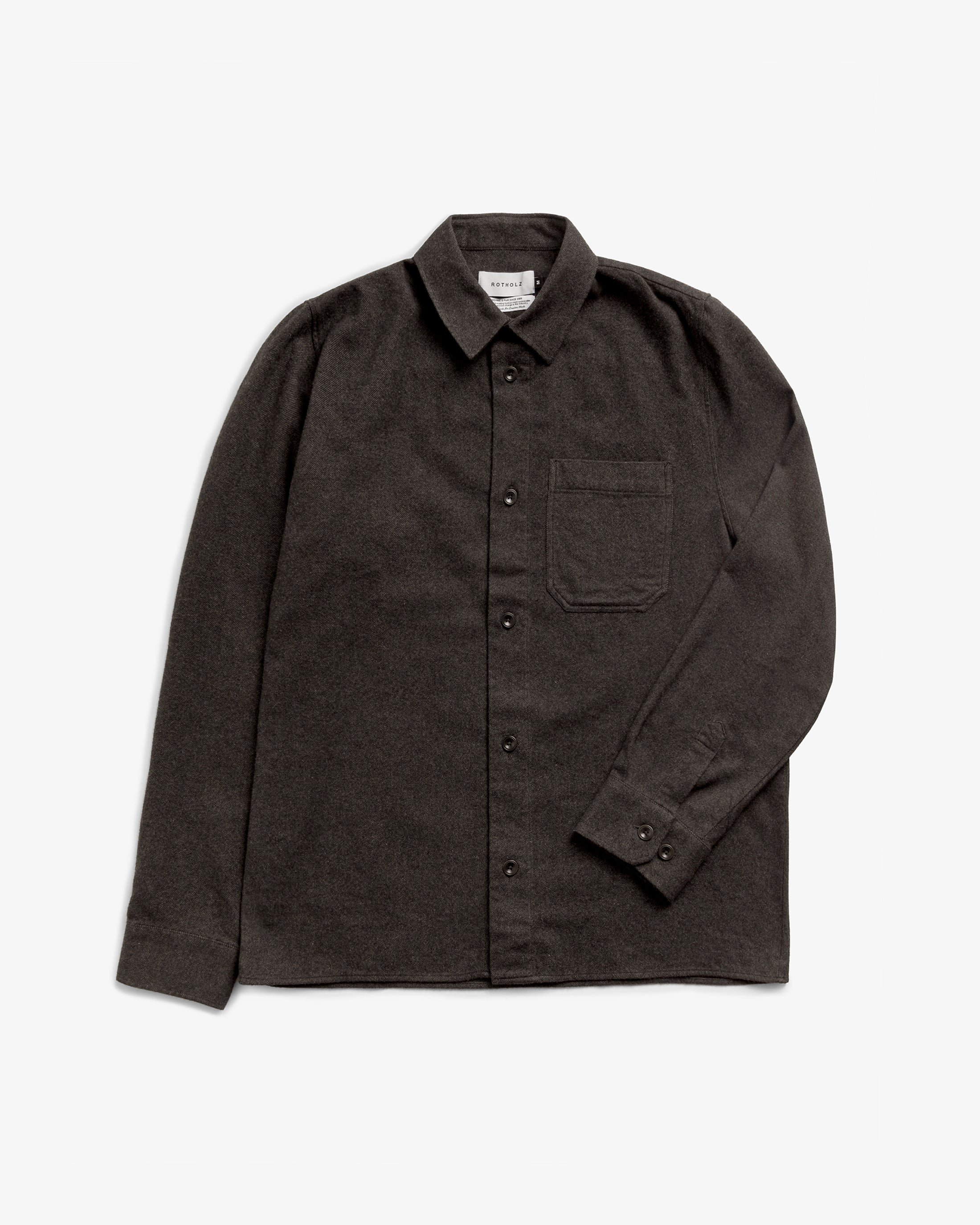Flannel Shirt Organic Cotton - Brown