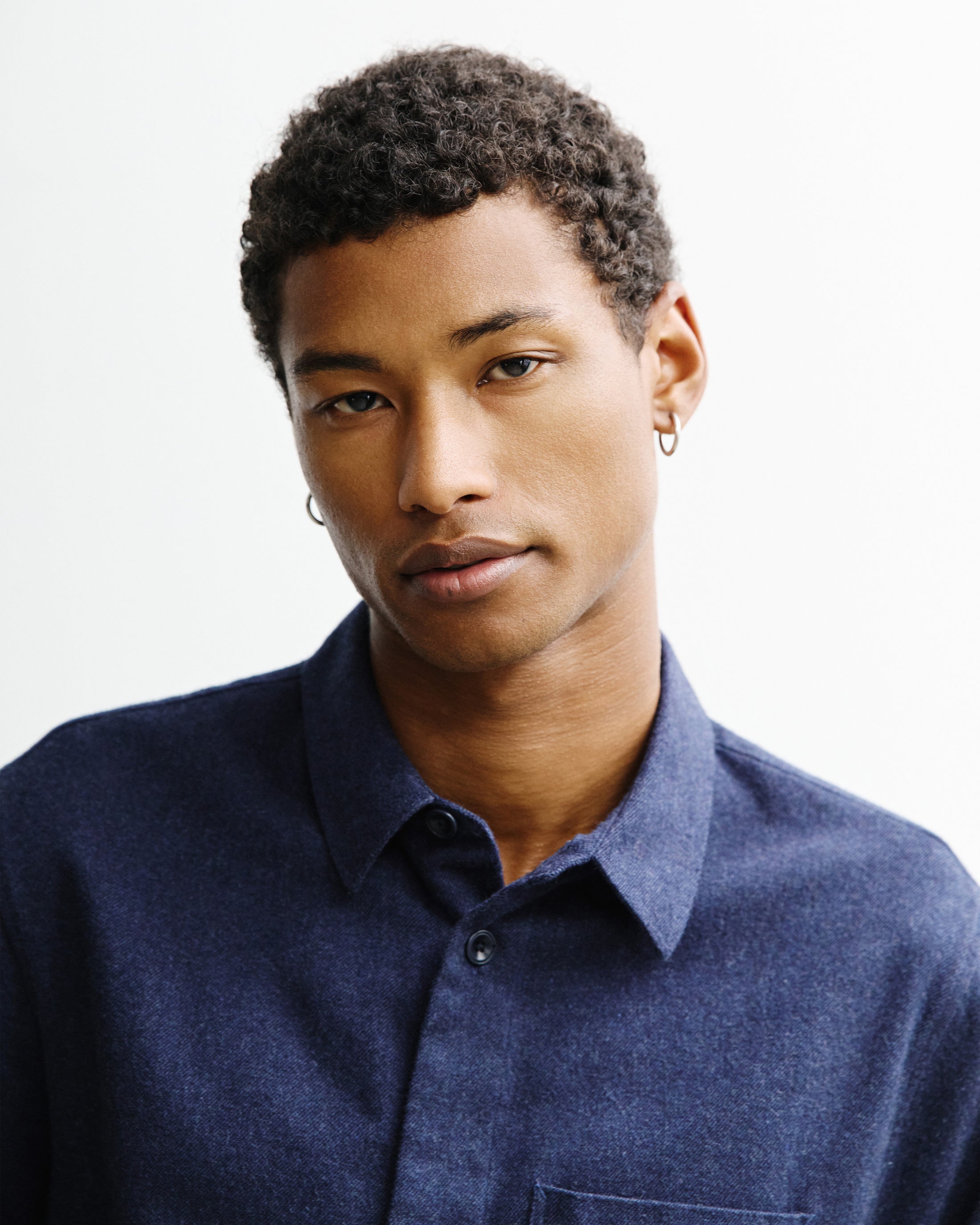 Flannel Shirt Organic Cotton - Blue