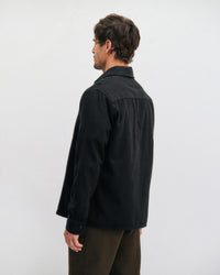 Flanell Hemd Bio Baumwolle - Schwarz