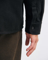 Flanell Hemd Bio Baumwolle - Schwarz