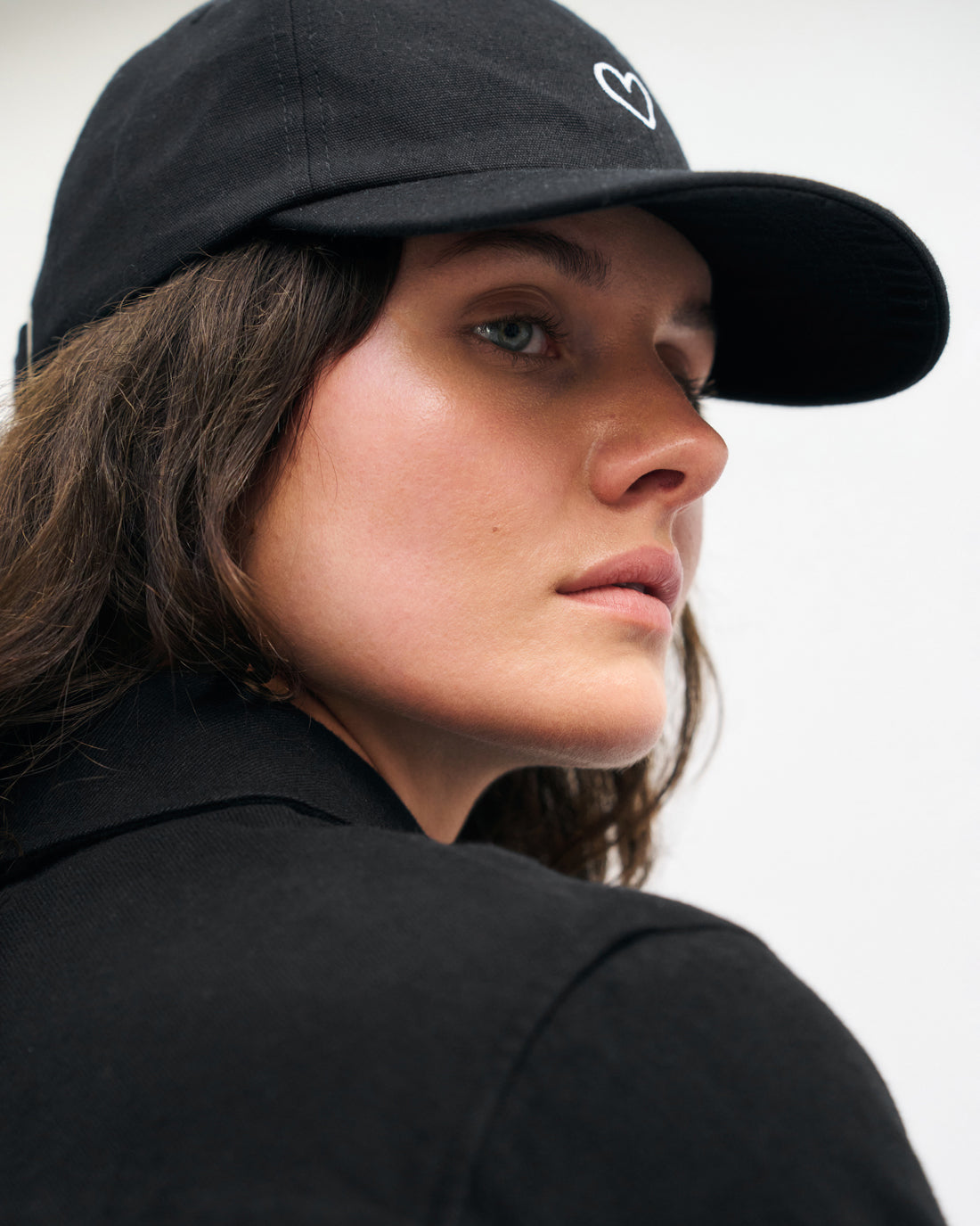 Flannel shirt, organic cotton - Black