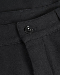 Flanell Hose Bio Baumwolle - Schwarz