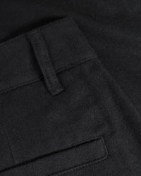 Flanell Hose Bio Baumwolle - Schwarz