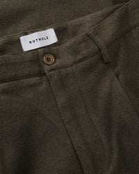 Flanell Hose Bio Baumwolle - Braun