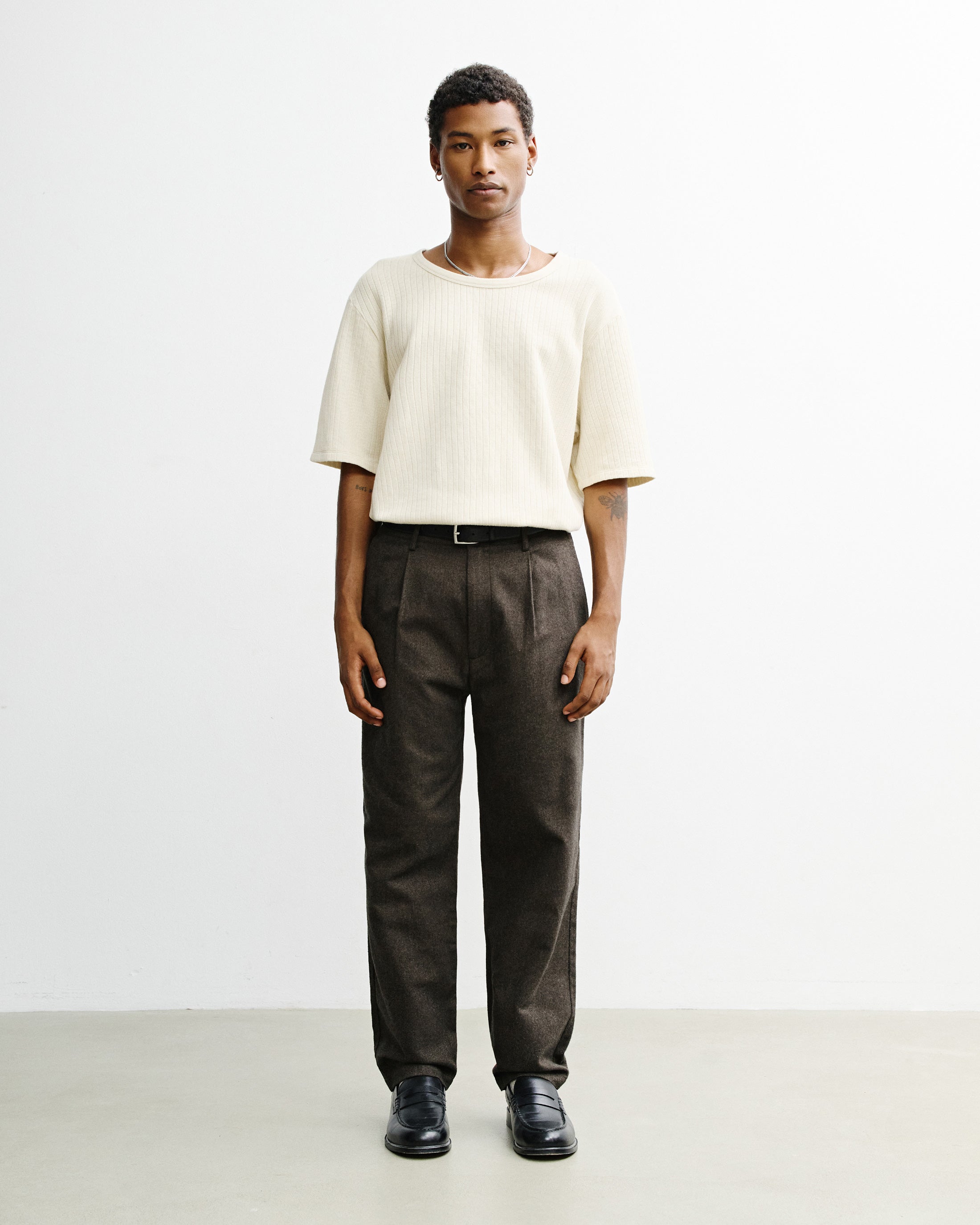 Everyday Flannel Trousers Organic Cotton - Brown