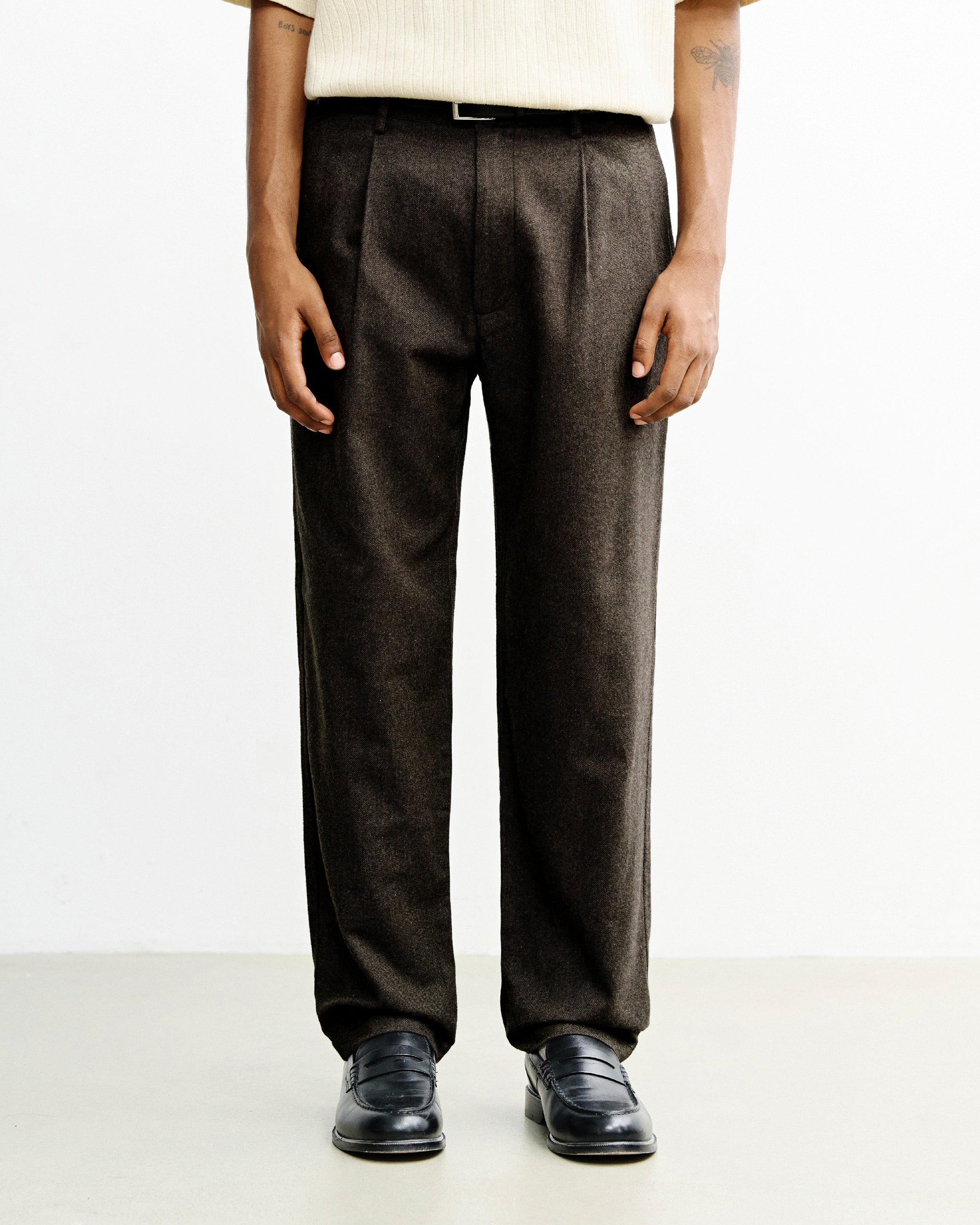 Everyday Flannel Trousers Organic Cotton - Brown