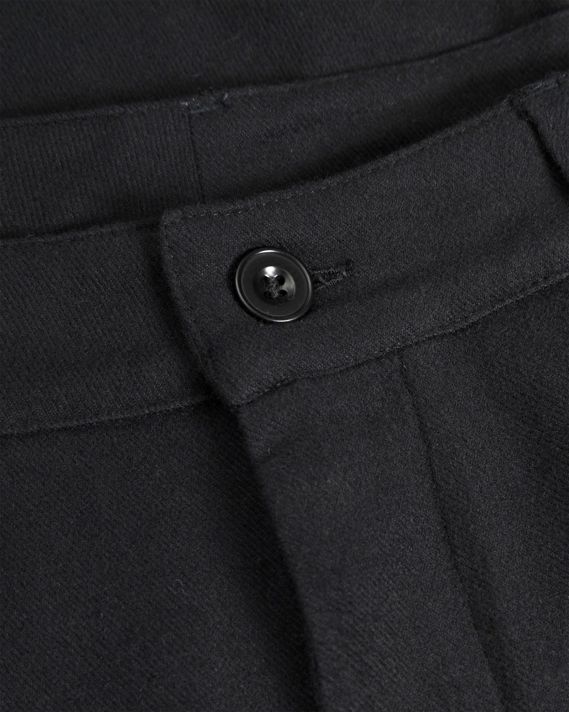Everyday Flannel Trousers Organic Cotton - Black