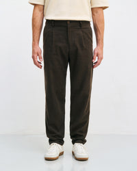 Flanell Hose Bio Baumwolle - Braun