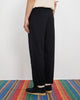 Flanell Hose Bio Baumwolle - Schwarz