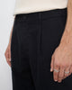 Flanell Hose Bio Baumwolle - Schwarz