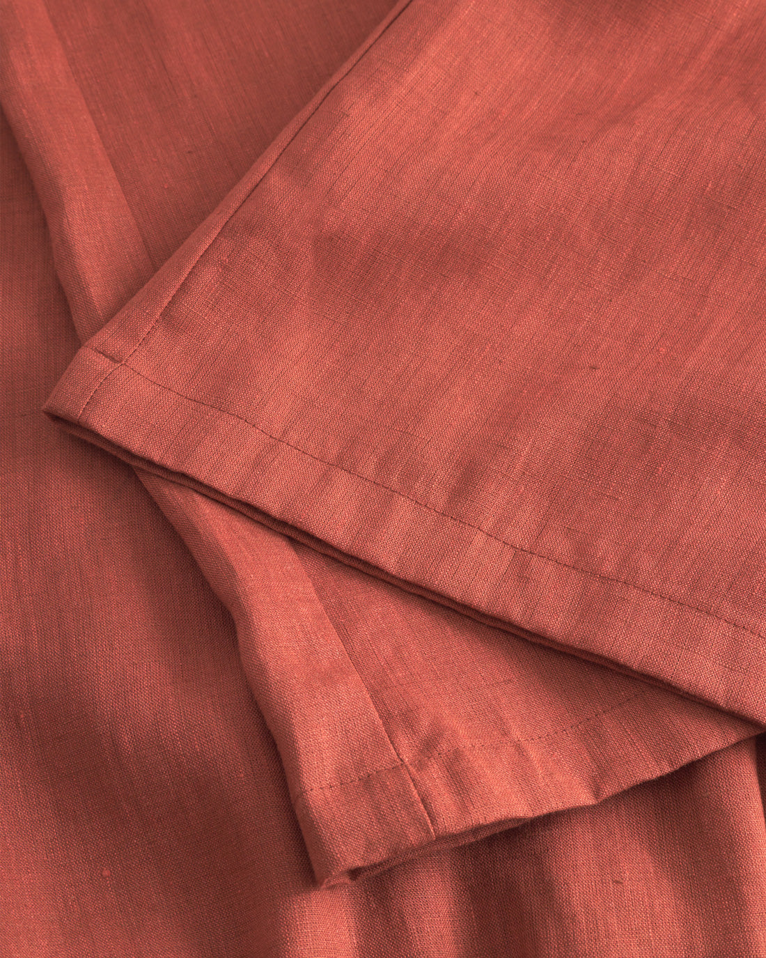 Lightweight flared trousers made from organic cotton - Red